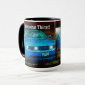 スポーツカードライバーコーヒーブレーク飲み物用品マグ マグカップ (正面左)