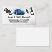 スポーツカーバブル |アイコンのクリーニング 名刺 (正面/裏面)