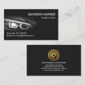 スポーツカービニネット自動車ドライバーの詳細 名刺 (正面/裏面)