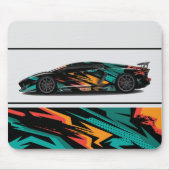 スポーツカーマウスパッド マウスパッド (正面)
