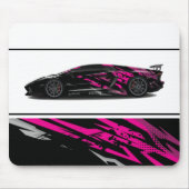 スポーツカーマウスパッド マウスパッド (正面)