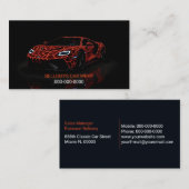 スポーツカーラップサービス 名刺 (正面/裏面)