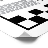 スポーツカーレーシングドライバーボーイズDIYカラーリングポスター ポスター (角)