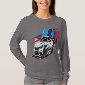 スポーツカーレーシングTシャツ Tシャツ (正面)