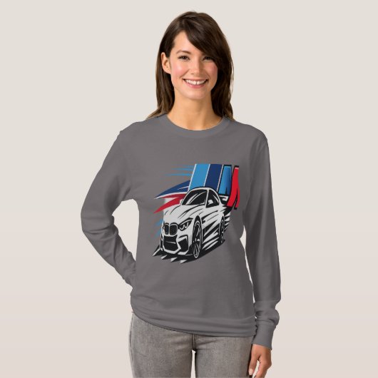 スポーツカーレーシングTシャツ Tシャツ (正面フル)