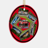 スポーツカーレース セラミックオーナメント (右)