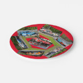 スポーツカーレース ペーパープレート (アングル)