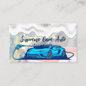 スポーツカー水スプレー | 石けん水 名刺 (正面)