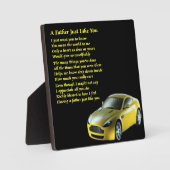 スポーツカー父の詩プラーク フォトプラーク (正面)