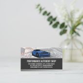 スポーツカー車両 |整備士サービス 名刺 (スタンド正面)