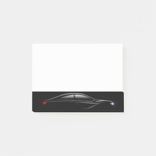 スポーツカー車販売員 ポストイット (正面)