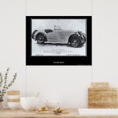 スポーツカー1930のプリント ポスター (キッチン)