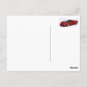 スポーツカー35 ポストカード (裏面)