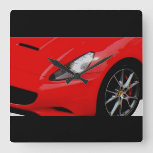 ~スポーツカー~ウォークロッカスタマイズク! スクエア壁時計