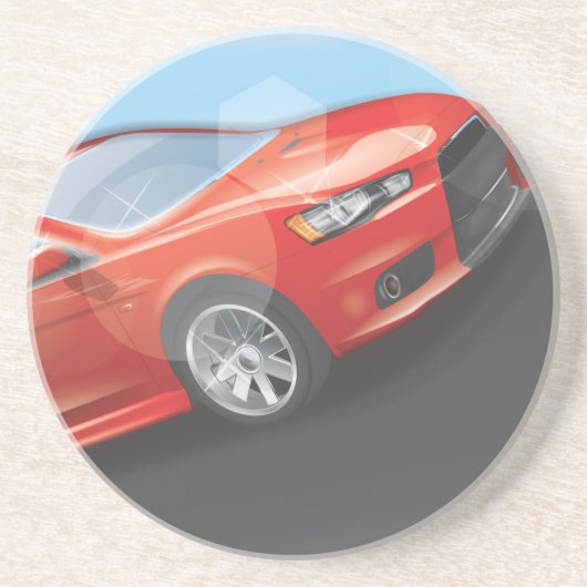 スポーツカー コースター (正面)
