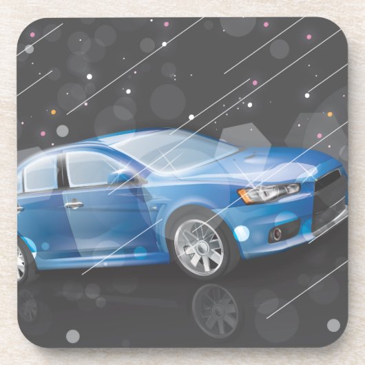 スポーツカー コースター (正面)