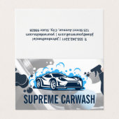 スポーツカー |シャボン玉 名刺 (外部フラット)