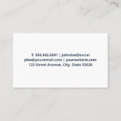 スポーツカー | シャボン | スプレーボトル 名刺 (裏面)