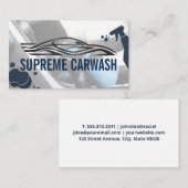 スポーツカー | シャボン | スプレーボトル 名刺 (正面/裏面)