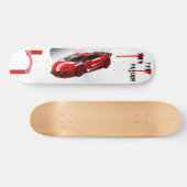 スポーツカー、スケートボード スケートボード (横)