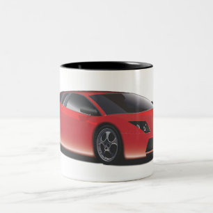 スポーツカー ツートーンマグカップ