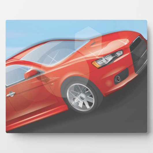 スポーツカー フォトプラーク (正面)