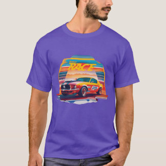 スポーツカー 女子 女子友達 Tシャツ