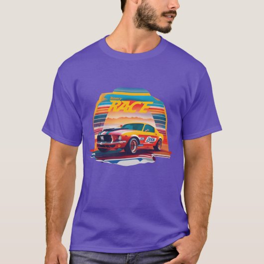 スポーツカー 女子 女子友達 Tシャツ (正面)