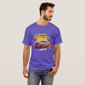 スポーツカー 女子 女子友達 Tシャツ (正面フル)