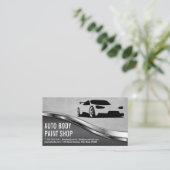 スポーツカー |自動サービス 名刺 (スタンド正面)