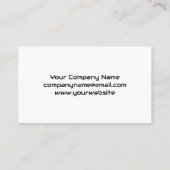 スポーツカー |自動ロゴ |金属の背景 名刺 (裏面)