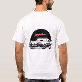 スポーツカー Tシャツ (裏面)