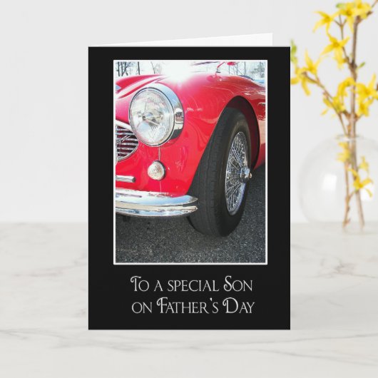 スポーツカーfor Son カード (黄色い花)