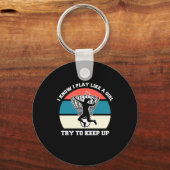 スポーツガールラブズ遊バドミントン キーホルダー (正面)