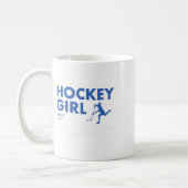 スポーツガール定義ホッケー コーヒーマグカップ (左)
