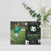 スポーツキッズサッカーバースデーパーティー ポストカード (スタンド正面)