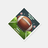 スポーツキッズボーイズチケットサッカー1st誕生日 スタンダードカクテルナプキン (角)