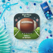 スポーツキッズボーイズチケットサッカー1st誕生日 ペーパープレート (パーティー)