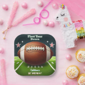 スポーツキッズボーイズチケットサッカー1st誕生日 ペーパープレート (パーティー)