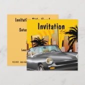 スポーツクラシックカー 招待状 (正面/裏面)