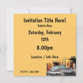 スポーツクラシックカー 招待状 (裏面)