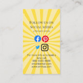 スポーツクラブのアーチェリーチームのトライアウトジム 名刺 (裏面)