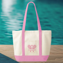 スポーツクラブネームテニスチームピンクスワッグ