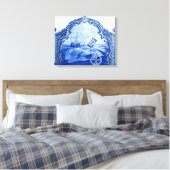 スポーツクラブポルトガルタイルキャンバス キャンバスプリント (インサイチュ (寝室))