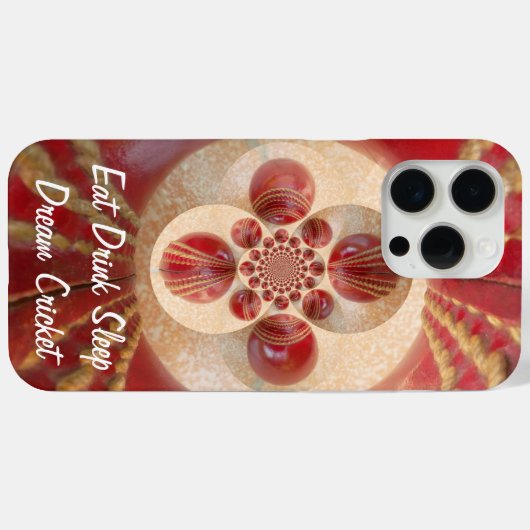 スポーツクリケットの夢を表示:デザイン Case-Mate iPhoneケース (裏面 (横))