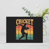 スポーツクリケット選手 – 紳士のゲーム 招待状 (スタンド正面)