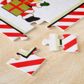 スポーツクリスマスカウントダウンジグソーパズル ジグソーパズル (側面)