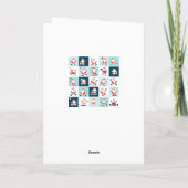 スポーツクリスマスホリデーカード シーズンカード (裏面)