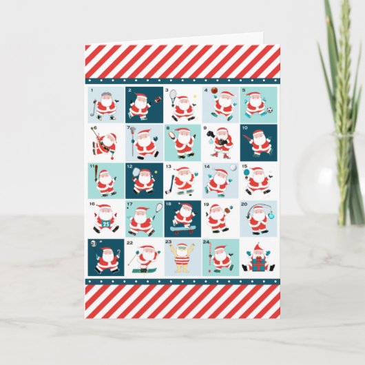 スポーツクリスマスホリデーカード シーズンカード (正面)