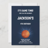 スポーツクールパーティーカード 招待状 (正面)